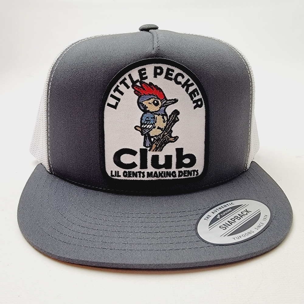 Little Pecker Club Lil Gents Making Dents ® Mesh Adjustable Flat Bill Trucker…